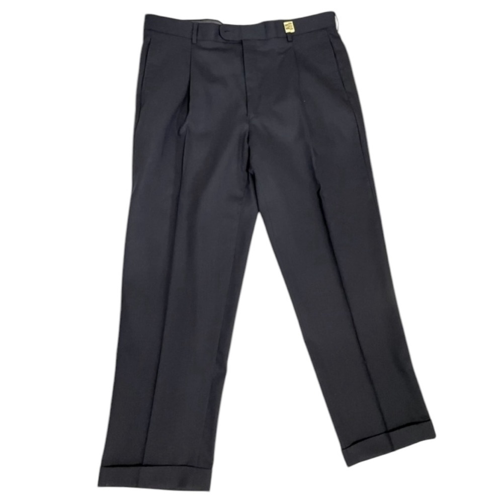 Cosani 100% wool Navy Zack Dress Trousers Pants Size‎ 38